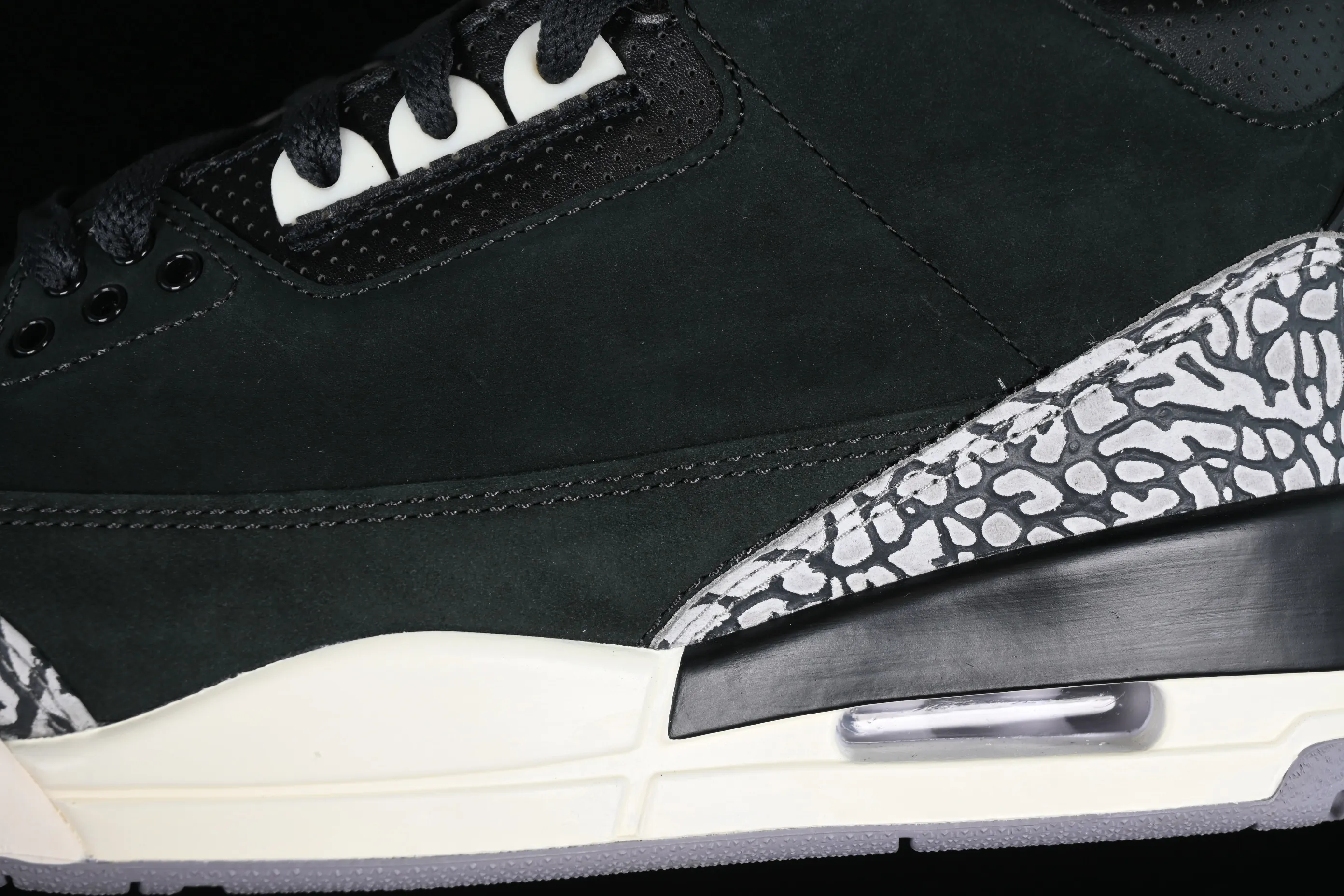All categories Air Jordan Jordan series basketball shoes Air Jordan 3 foreign trade version Air Jordan 3 Retro "Off Noir" AJ3 Joe 3 old black cement CK9246-001